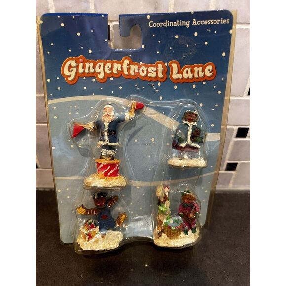 Vintage Ginger‎ Frost Lane Accessories LOT (2) New Xmas Holiday Decoration NOS - Picture 1 of 2